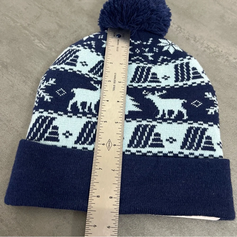 ALDI Gear Christmas Holiday Winter 2023 Pom Beanie‎ & Matching Med Dog Sweater